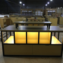 island counter with LED light