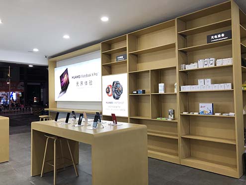 phone/electronics store displays